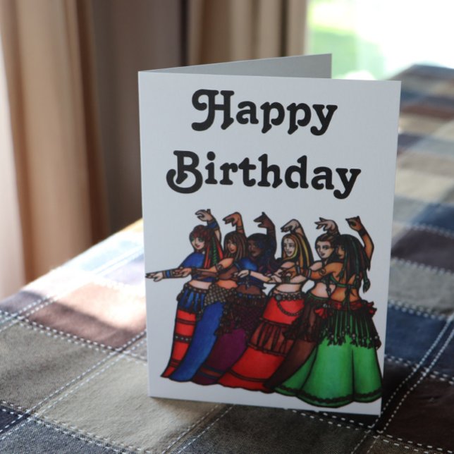Belly Dancer Birthday Cards (Creator Uploaded)