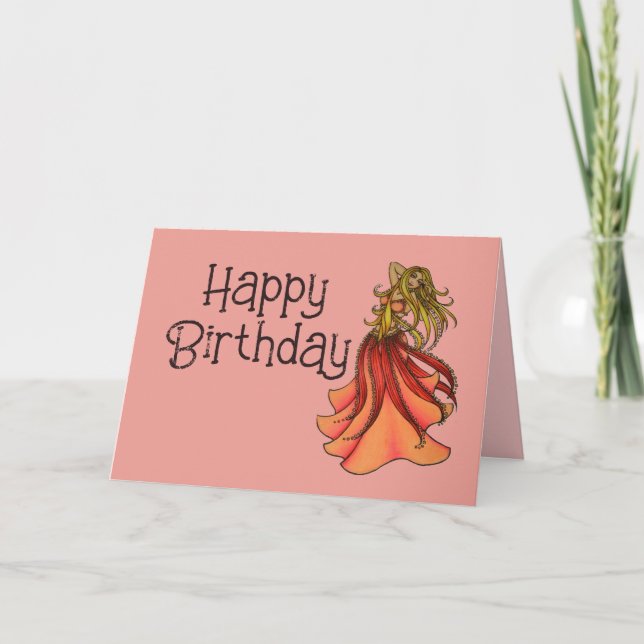 Belly Dancer Birthday Cards (Front)