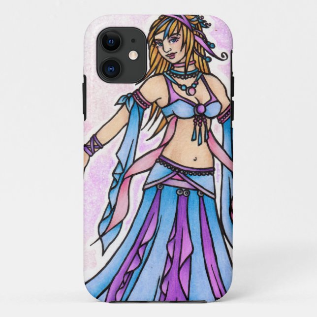 Belly Dancer Birthday Cards Case-Mate iPhone Case (Back)