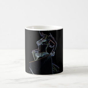 belly dancer black mug