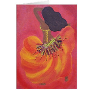 Belly Dancer Card