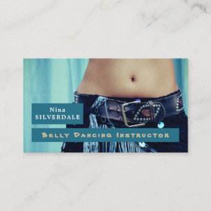 Belly Dancer, Dancing Instructor Business Card