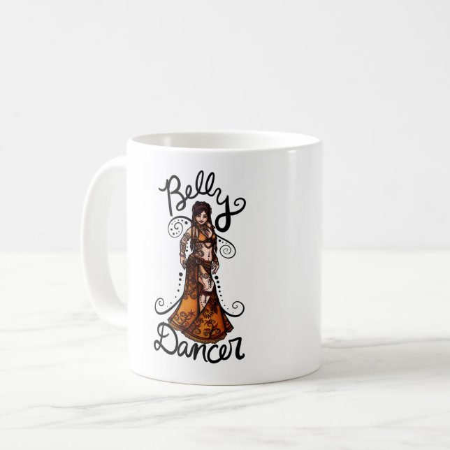 Belly Dancer Goddess Coffee Mug (Front Left)