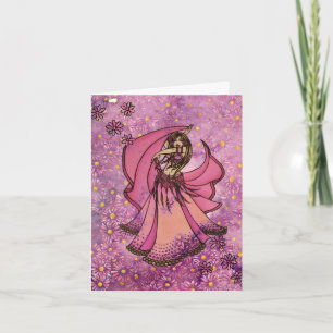 Belly Dancer Goddess Thank You Card