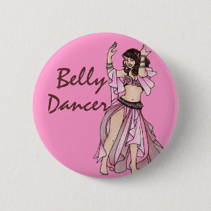 Belly Dancer Habibi 6 Cm Round Badge