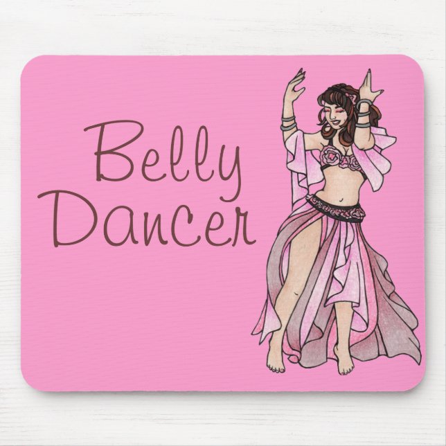 Belly Dancer Habibi Mouse Pad (Front)
