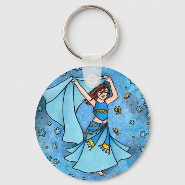Belly Dancer Key Ring (Front)