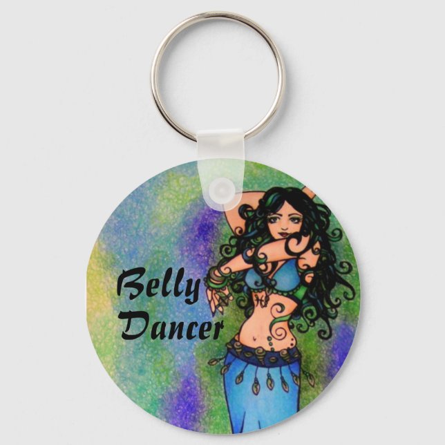 Belly Dancer Keychain (Front)