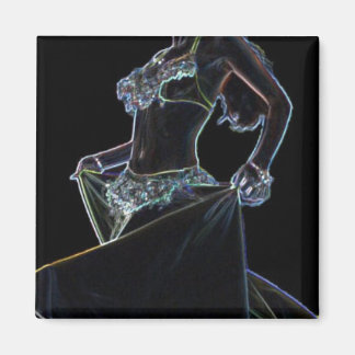 belly dancer magnet