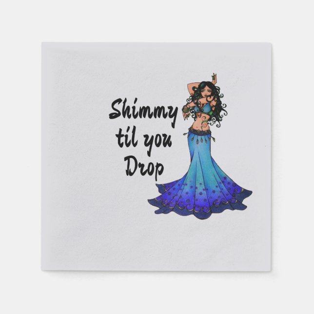 Belly Dancer  Napkin (Front)