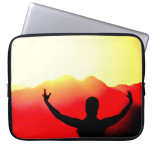 Belly dancer Sunrise Laptop Sleeve