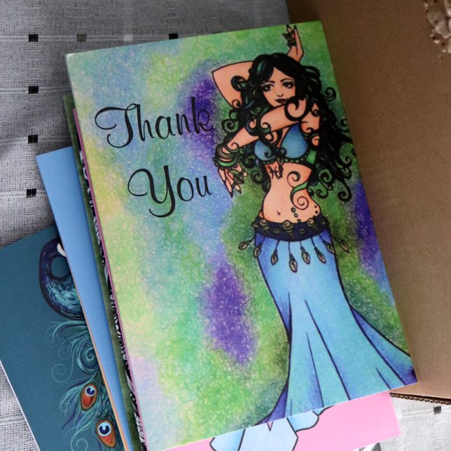 Belly Dancer Thank You Cards (Creator Uploaded)