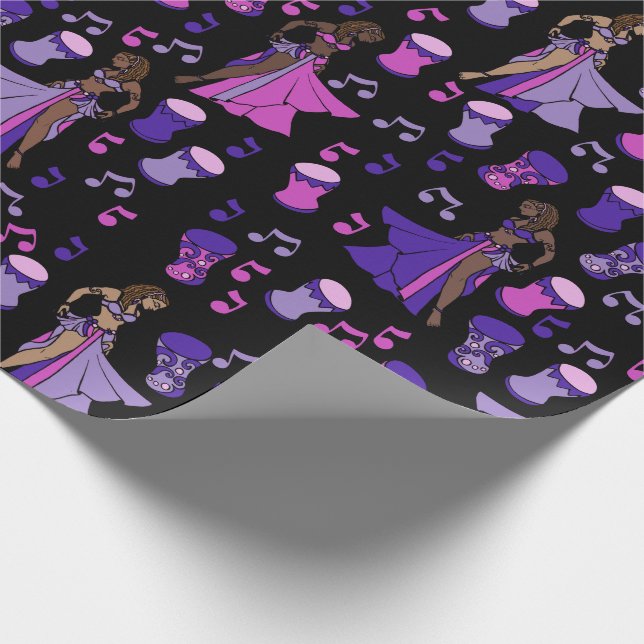 Belly Dancers Wrapping Paper (Corner)