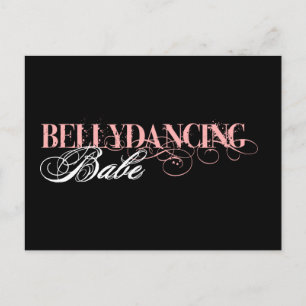 Belly Dancing Babe Postcard