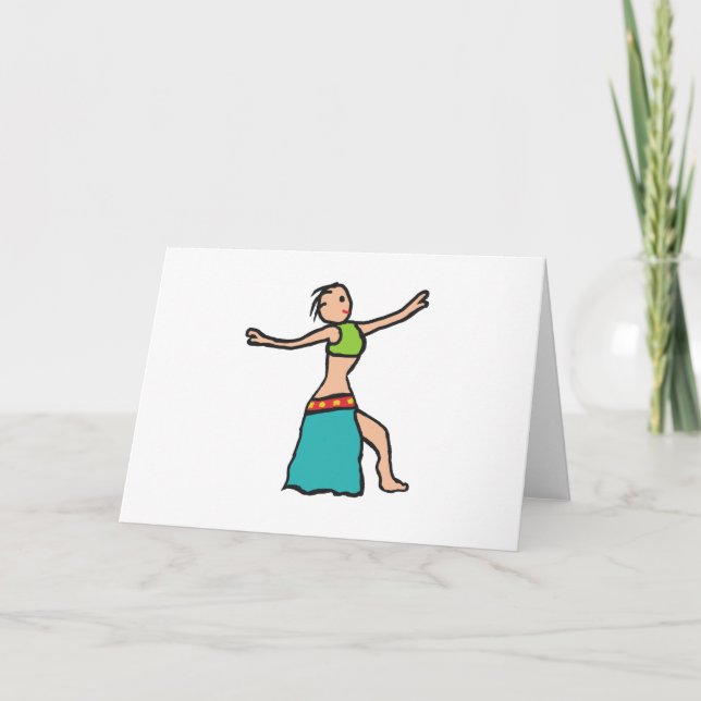 Belly Dancing Card (Front)