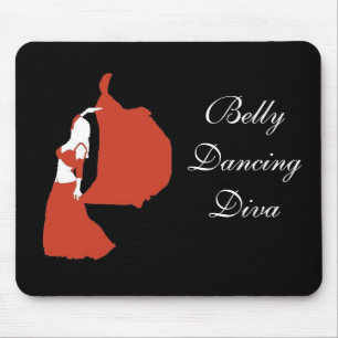 Belly Dancing Diva Mouse Pad