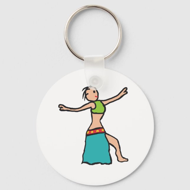 Belly Dancing Key Ring (Front)