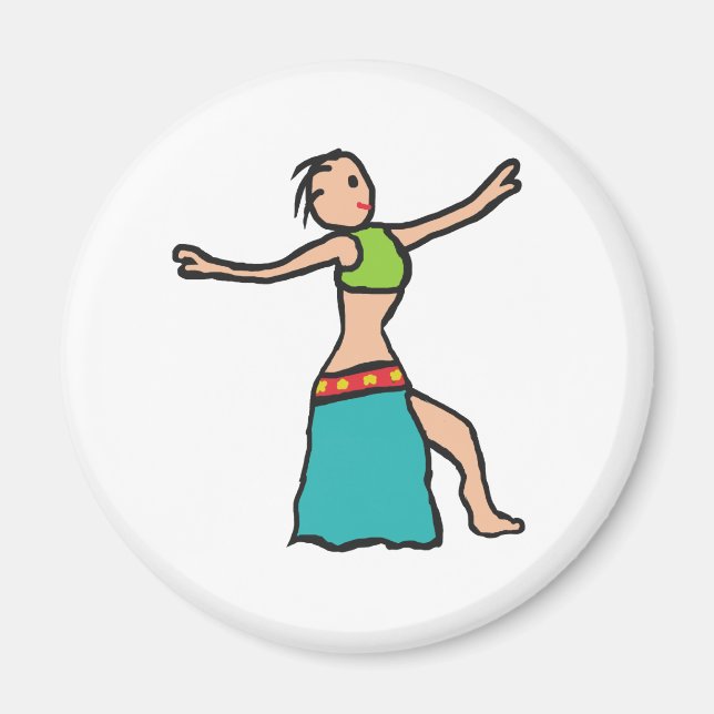 Belly Dancing Magnet (Front)