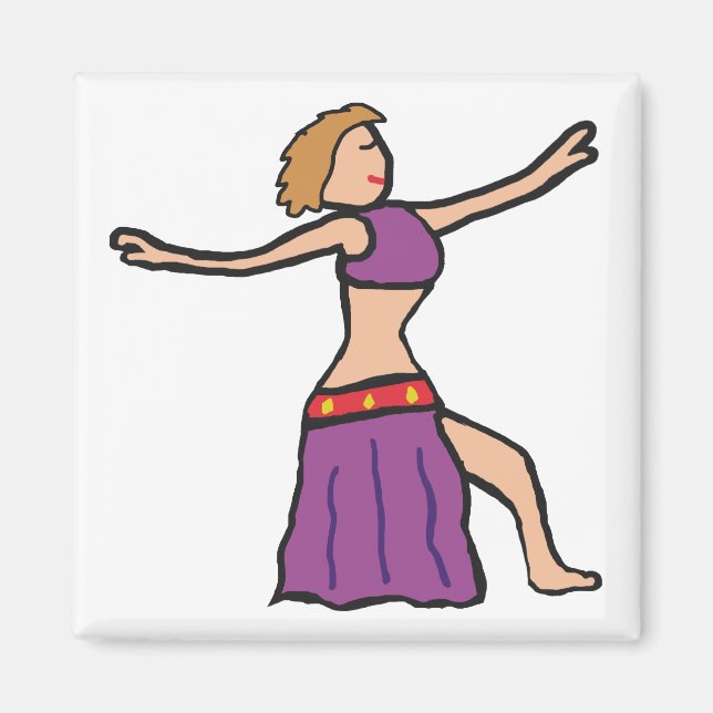 Belly Dancing Magnet (Front)