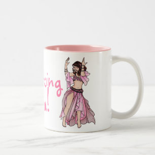Belly Dancing Mama! Two-Tone Coffee Mug