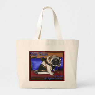 belly dancing pug bag