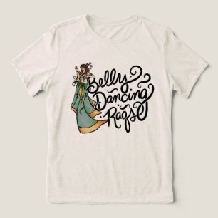 Belly Dancing Raqs Belly Dancer Tri-Blend Shirt