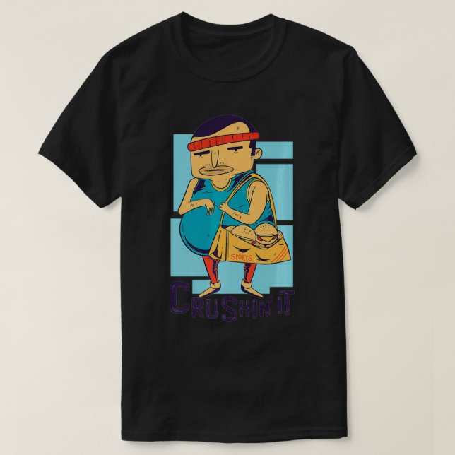 Belly Gym Tee Premium  (Design Front)