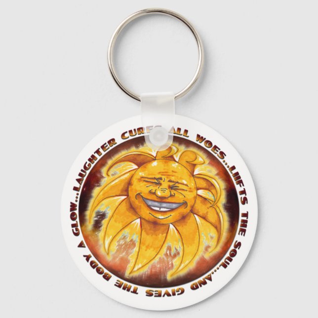 Belly Laugh Sun Key Chain (Front)