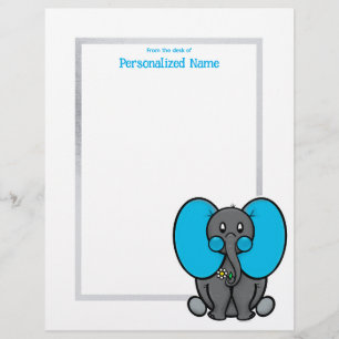 Belly Phant Grey Unlined  Custom Letterhead