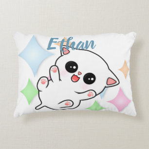 Belly Rub Time Kitten Decorative Cushion