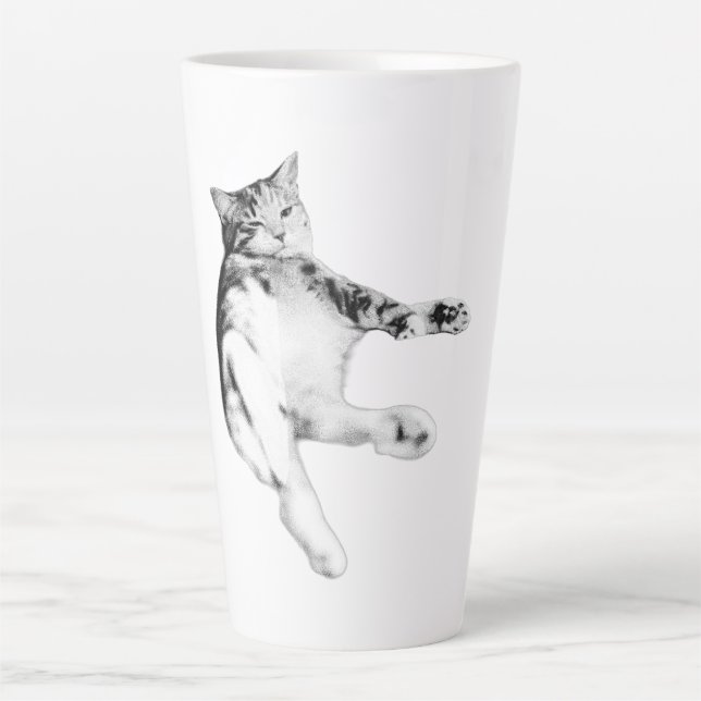 Belly-Up Hello Latte Mug (Front)