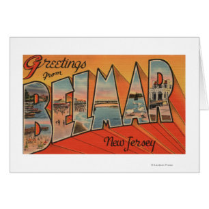 Belmar, New Jersey - Large Letter Scenes