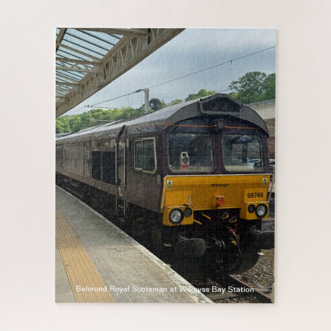 Belmond Royal Scotsman at Wemyss Bay Station on a Jigsaw Puzzle (Vertical)