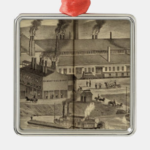 Belmont Nail Works, Wheeling Metal Tree Decoration