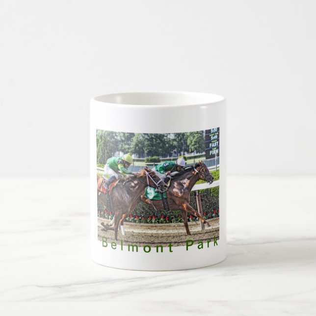 Belmont Park Championship Racing Coffee Mug (Center)