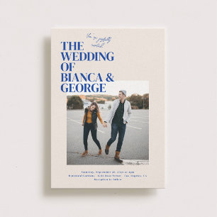 Belmont Photo Wedding Invitation