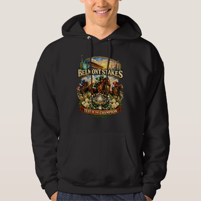  Belmont Stakes Hoodie (Front)