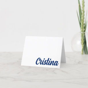 Belmont University Personalised Thank-you Card