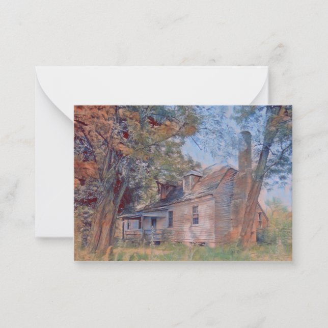 Belmont was near Ottoman, Virginia Card (Front)