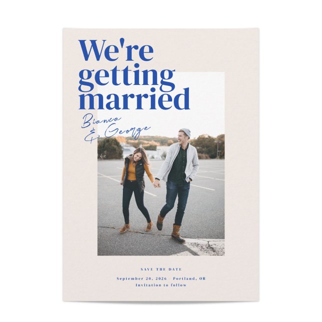 Belmont Wedding Save the Date Invitation (Creator Uploaded)