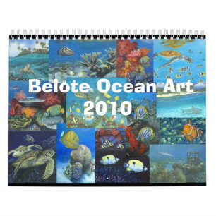 Belote Ocean Art Calendat Calendar