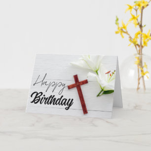 Beloved Bible Verse Rugged Cross Christian Card