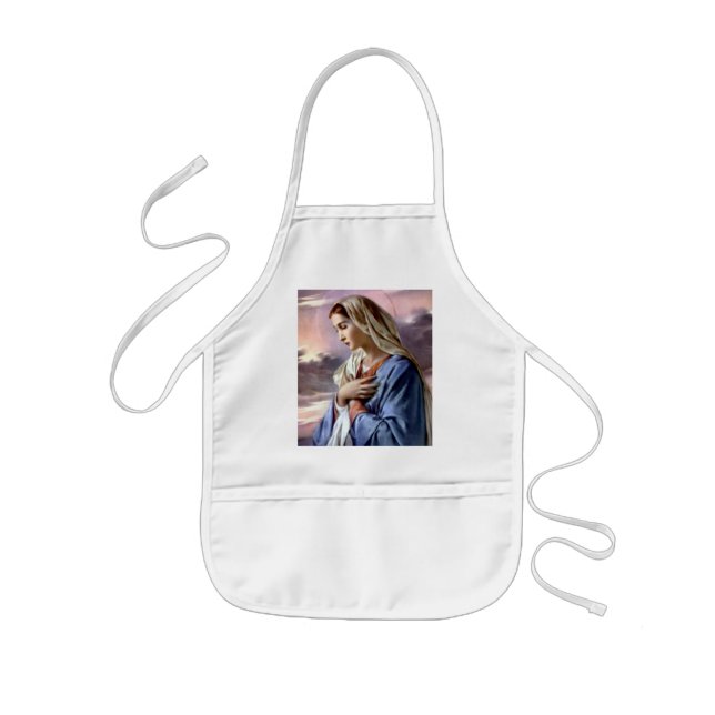 Beloved Blessed Virgin Mary Kids Apron (Front)
