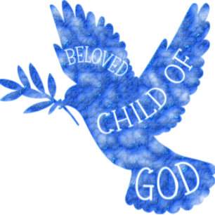 Beloved Child of God Dove Baby Design- Dove Baby B Baby Bodysuit
