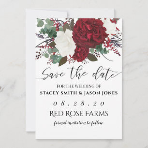 BELOVED FLORAL WEDDING SAVE THE DATE