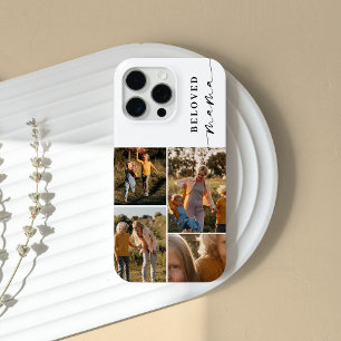 Beloved Mama Mom Happy Mother's Day Photo Collage iPhone 15 Pro Max Case
