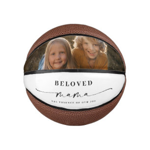 Beloved Mama Mum Happy Mother's Day Photo Collage Mini Basketball