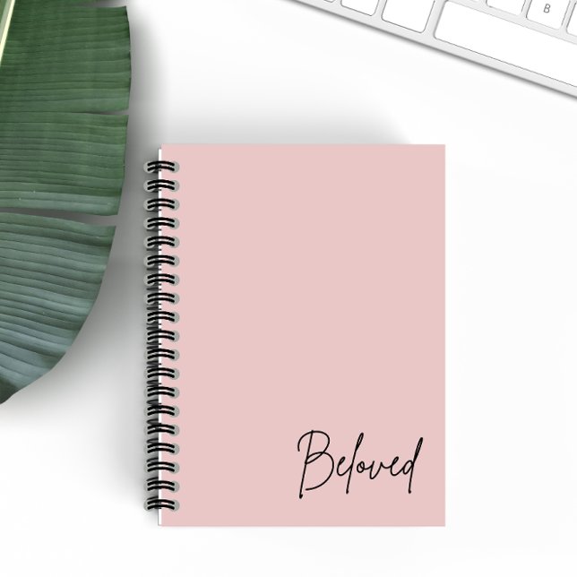 Beloved Minimalist Blush Christian Faith Notebook (Creator Uploaded)
