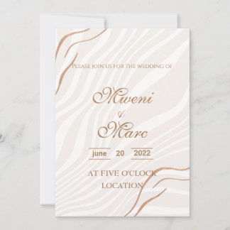 Beloved sophisticated  Wedding Invitations