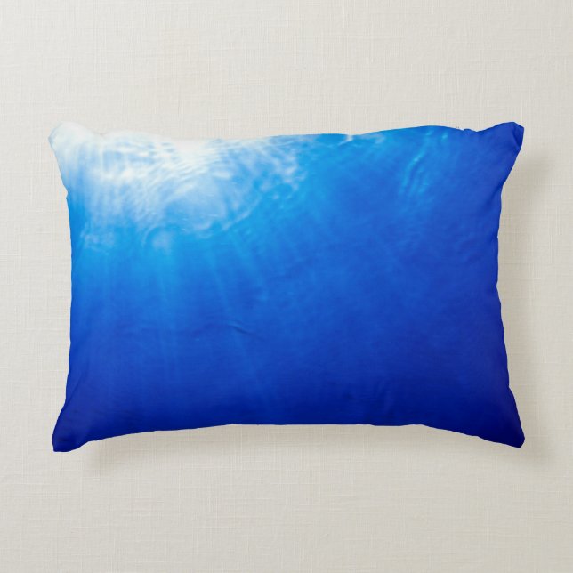 Below beneath blue deep dive decorative cushion (Front)